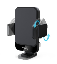 マグネットとクランプの両方に対応するワイヤレス充電式車載ホルダー『Freedy デュアルモード カーマウントワイヤレスチャージャー』を5月20日に発売