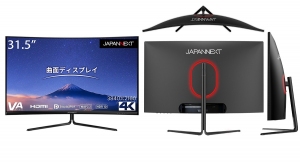 JAPANNEXTが31.5インチ曲面4K液晶モニター  JN-VC315UHDRを6月9日(木)に発売
