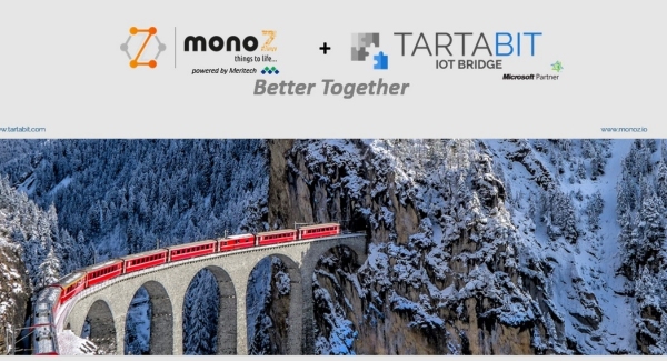 メリテックと米国Tartabitは、monoZとMicrosoft AzureをベースとしたカスタムIoTソリューションの市場投入までの時間を短縮することを発表