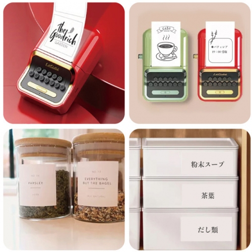 【レトロ文具】ラベルも写真もスマホから簡単高速印刷！小型ポータブルプリンターがMakuakeにて公開開始！