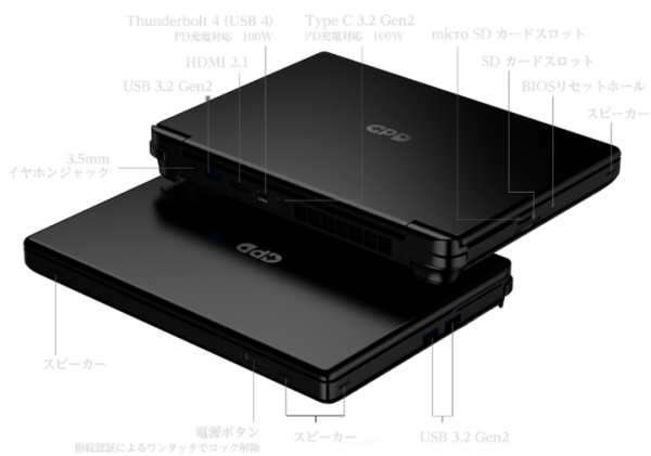 AMD Ryzen™️7 6800U搭載10.1インチハンドヘルドゲーミングPC「GPD WIN Max2 国内正規版」発売決定、本日より予約開始