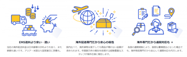 デジタルスタジオ 越境ECサイト向け 海外物流代行・梱包サービス 最大91%の特別送料割引