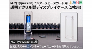 【上海問屋限定販売】あなたのお気に入りのカードを透明ケースに収めて美しく飾れるアクリルディスプレイケース　販売開始