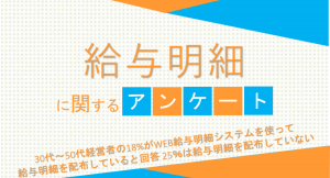 30代～50代経営者の18%がWEB給与明細システムを使って給与明細を配布していると回答 25％は給与明細を配布していない【給与明細に関するアンケート】