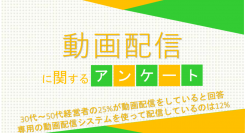 30代～50代経営者の25%が動画配信をしていると回答 専用の動画配信システムを使って配信しているのは12%【動画配信に関するアンケート】