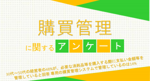 30代～50代経営者の48%が、消耗品を購入する際に支払い金額を管理していると回答 専用の購買管理システムで管理しているのは14%【購買管理に関するアンケート】