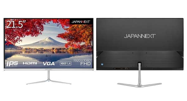 JAPANNEXTがIPSパネル搭載21.5インチ フルHD液晶モニターを12月2日(金)に発売