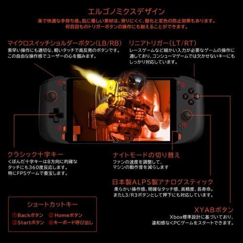 テックワン、コストパフォーマンスに優れた7インチポータブルゲーミングPC「ONEXPLAYER mini Gold 国内正規版」本日より発売