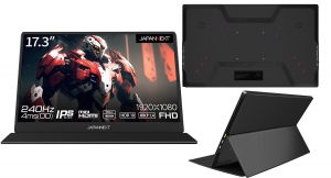 JAPANNEXTが大画面17.3型フルHD 240Hz対応モバイルゲーミングモニター 「JN-MD-173GT240FHDR」を2月17日(金)に発売