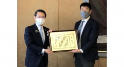 【サードウェーブ】鳥取県に対し企業版ふるさと納税を実施　平井伸治鳥取県知事より感謝状が授与されました