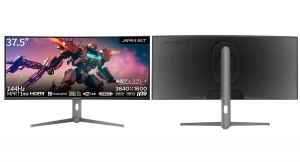 JAPANNEXTがIPS 37.5インチ曲面 UWQHD+(3840x1600)解像度、144Hz対応 ウルトラワイドゲーミングモニターを3月17日に発売