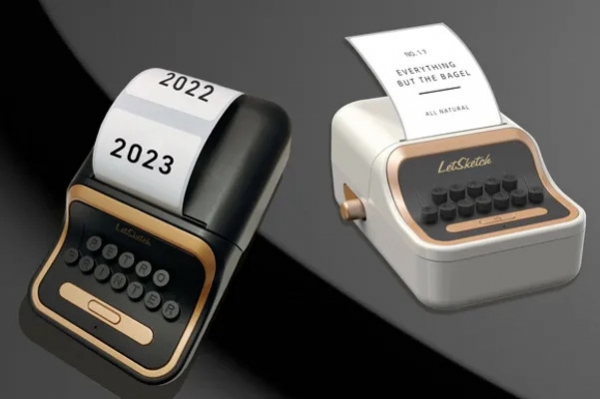 【レトロ文具】インク不要。ラベルも写真もスマホから簡単印刷！小型プリンターが「GREEN FUNDING」にて公開開始！