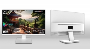 JAPANNEXTがホワイトの本体カラーを採用した23.8インチフルHDモニターを6月2日(金)に発売