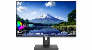 JAPANNEXTが27インチのIPSパネルWQHD解像度、昇降式スタンド搭載、USB-C給電対応液晶モニターをAmazon.co.jp限定で9月22(金)発売