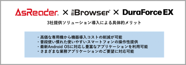 ハンディターミナルからスマートフォンへの移行推進さらなる現場DXを促進するソリューション提供に向けて3社が連携