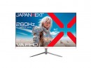 JAPANNEXTが24.5インチ VAパネル搭載 260Hz対応で本体カラーがホワイトのフルHDゲーミングモニターを30,980円で2月22日（木)に発売