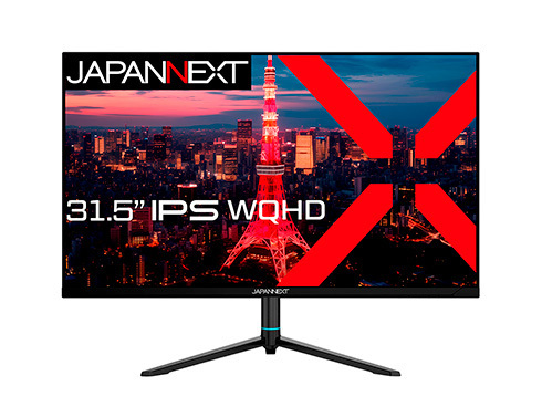 JAPANNEXTが31.5インチ IPSパネル採用 WQHD解像度の液晶モニターをAmazon.co.jp限定 32,980円で3月22日(金)に発売