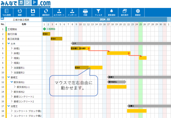 EXCELからの脱却、DXで中小企業の工程管理を支援！「ガントチャート」作成クラウドサービス「みんなでガント.COM」が、ガントチャートの作成数を無制限に！
