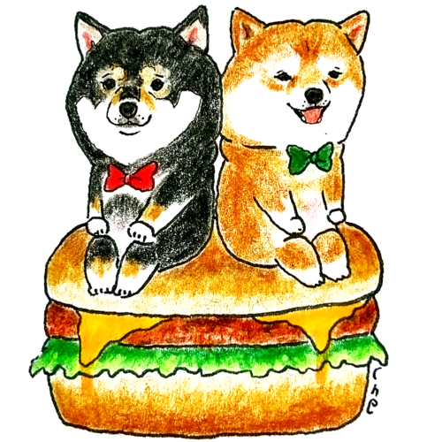 犬のイラストが人気のchemon.hの作品が、オリジナル生地と犬服として商品化！