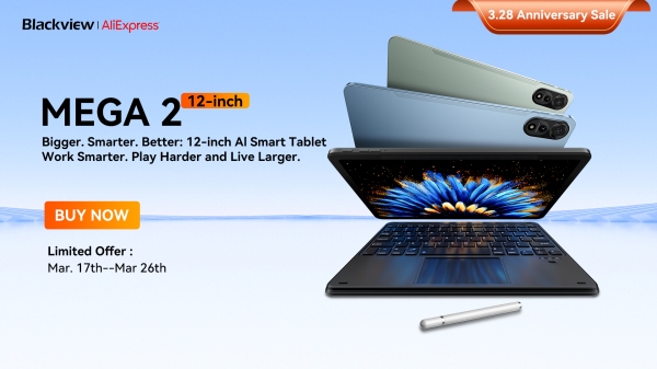 ＜最大65％OFF＞Blackviewの人気スマホやタブレット等を大幅割引価格で購入可能！AliExpress 328アニバーサリーセール開催(3/27まで)