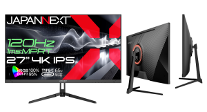 JAPANNEXTがHDMI 2.1対応 27" IPSパネル 120Hz対応の4KゲーミングモニターをAmazon限定 39,980円で4月11日(金)に発売