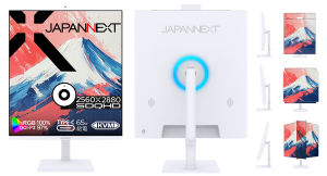 JAPANNEXTが27.6" SDQHD解像度 Webカメラ(5MP)内蔵の縦長(16:18)液晶モニターを109,800円で4月25日(金)に発売