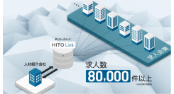 採用管理システム（ATS）と連動した業界最大級＊の約8万件の求人データベース『HITO-Linkエージェント』を、人材紹介会社に提供開始