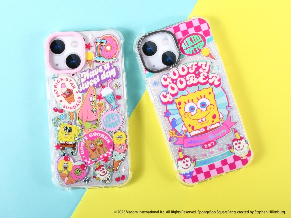 SKINNYDIP LONDON、『スポンジ・ボブ』との新作コラボレーションデザインのモバイルアクセサリーが好評発売中！
