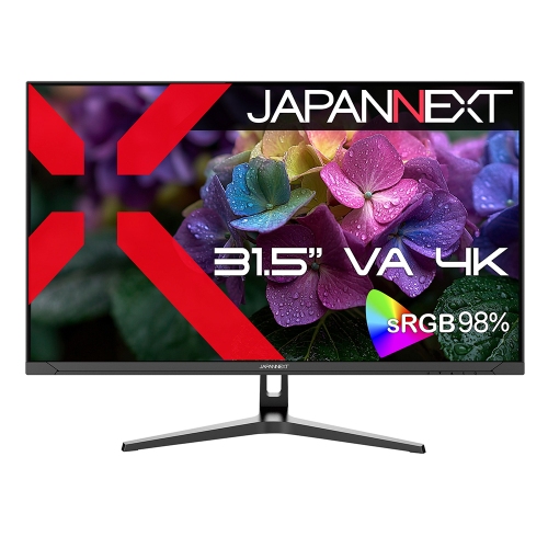 JAPANNEXTが31.5インチのVAパネルを搭載した4K液晶モニターを39,980円で7月11日(金)に発売