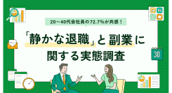 副業人材マッチングサービス『lotsful』、「静かな退職」と副業の実態調査