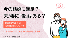 夫/妻に「愛」はある？今の結婚に満足している？──約560人の既婚者に夫婦関係をアンケート調査