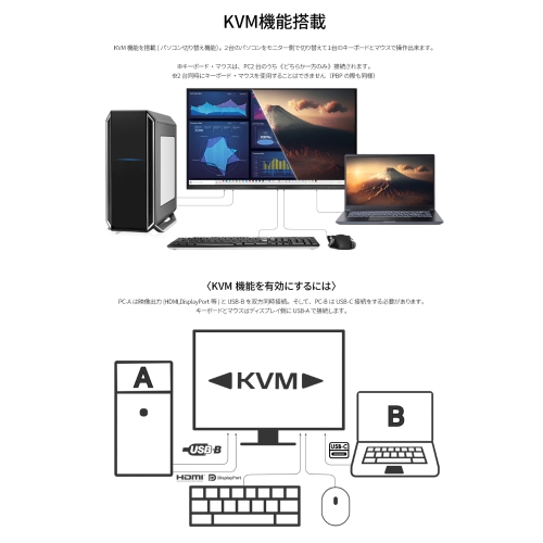 JAPANNEXTが27" IPSパネル 昇降式スタンド搭載 USB-C給電対応の4K液晶モニター(ホワイト)を39,980円で9月26日(金)に発売