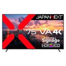 JAPANNEXTが75インチ VAパネル搭載 USBメモリ再生対応の4K大型液晶モニターを194,980円で10月10日(金)に発売