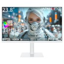 JAPANNEXTが23.8インチ IPSパネル USB-C給電対応 多機能スタンド搭載 120HzのフルHD液晶モニター(ホワイト)を20,980円で発売