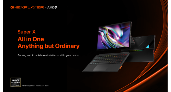 One-Netbook社、外付け水冷システム/最大128GBメモリのAI対応次世代モバイル2in1 PC「OneXplayer SuperX」を発表