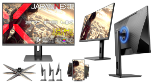 JAPANNEXTが27" IPSパネル 多機能スタンド搭載 USB-C給電に対応した120Hzの4KゲーミングモニターをECサイト限定 38,980円で発売