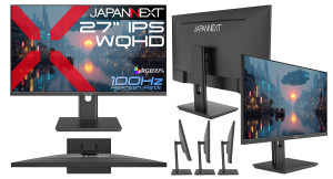 JAPANNEXTが27インチ IPSパネル搭載 WQHD液晶モニターをAmazon限定 20,980円で1月8日(木)に発売