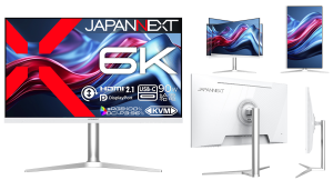 JAPANNEXTが31.5インチ IPSパネル搭載 最高峰の作業領域を提供する6K液晶モニターを179,800円で2月12日(木)に発売