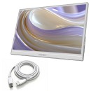 JAPANNEXTが15.6インチ IPSパネル搭載 本体にホワイトカラーを採用したフルHDモバイルモニターを20,480円で2月19日(木)に発売