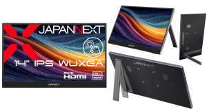 JAPANNEXTが14インチ IPSタッチパネル搭載 アスペクト比が16:10のWUXGAモバイルモニターをEC限定 21,980円で2月26日(木)に発売