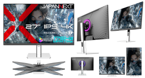 JAPANNEXTが27" IPSパネル 昇降式スタンド搭載 175Hz対応の4KゲーミングモニターをAmazon限定 49,980円で3月12日(木)に発売