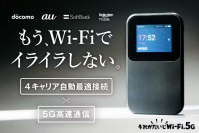 【開始10日間でプロジェクト達成率2,000％突破】5G通信対応vSIM搭載の新世代モバイルWi-Fi「それがだいじWi-Fi 5G」　クラウドファンディングCAMPFIREにて先行販売実施中