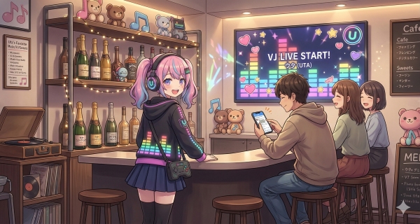 コンカフェ・ガールズバー向け店舗型投げ銭・演出システム「utaverse(ウタバース)」　3ヶ月無料のオープンベータ参加店舗を募集開始