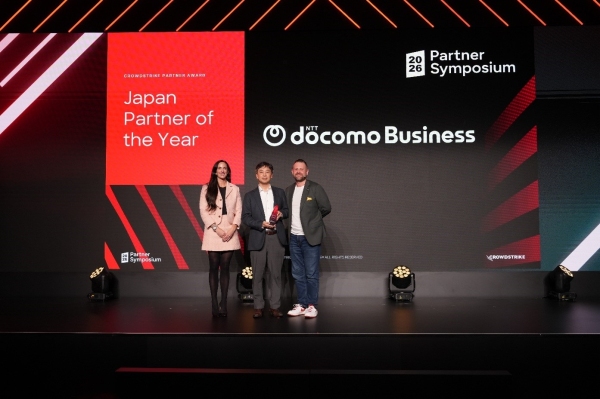 NTTドコモビジネス、CrowdStrike社の2026年度「CrowdStrike Japan Partner of the Year」を受賞