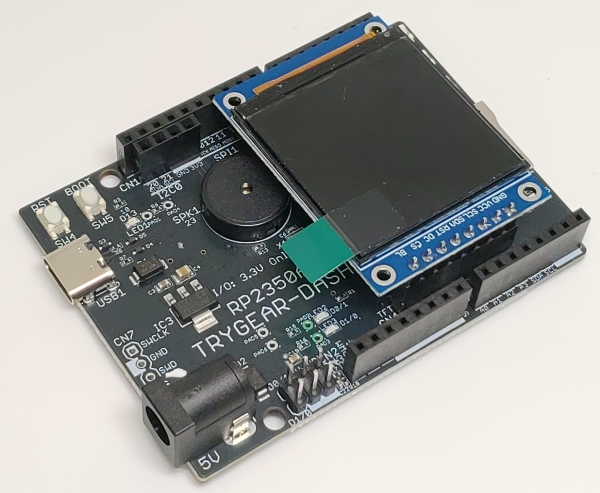 マイクロファン、教育用マイコン基板「TRYGEAR-DASH RP2350A」発売！基本入出力を標準実装しC/C++, Pythonのプログラミング学習を効率化