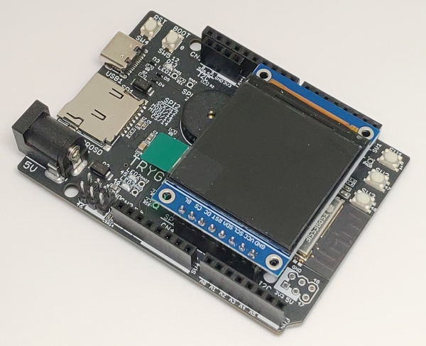 マイクロファン、教育用マイコン基板「TRYGEAR-NET ESP32-S3」発売！基本入出力に加えWi-Fi機能を装備、世界とつながるプログラミング学習を支援