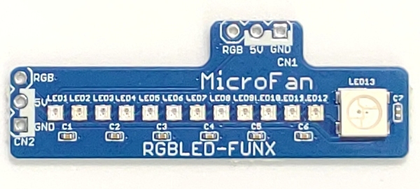 マイクロファン、教育用マイコン「TRYGEAR」用、カラーLEDモジュール「RGBLED-FUNX」、多機能センサーモジュール「SENSOR-FUNX」を発売！