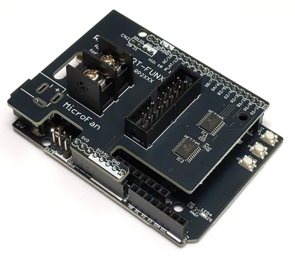 マイクロファン、TRYGEARにHUB75インターフェースのLEDパネル制御機能を追加する「RPX-LEDART-FUNX」発売!情報のデジタル化の演習に最適