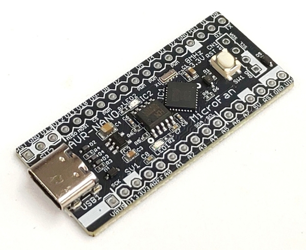 マイクロファン、Arduino NANO V3準拠の3.3V版組込みマイコン基板「AVR-NANO」発売！試作から実機組込みまで演習成果をコンパクトに展開