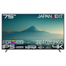 JAPANNEXTが75インチ IPSパネル搭載 USBメモリ再生対応の大型4K液晶モニターを204,980円で7月9日(木)に発売
